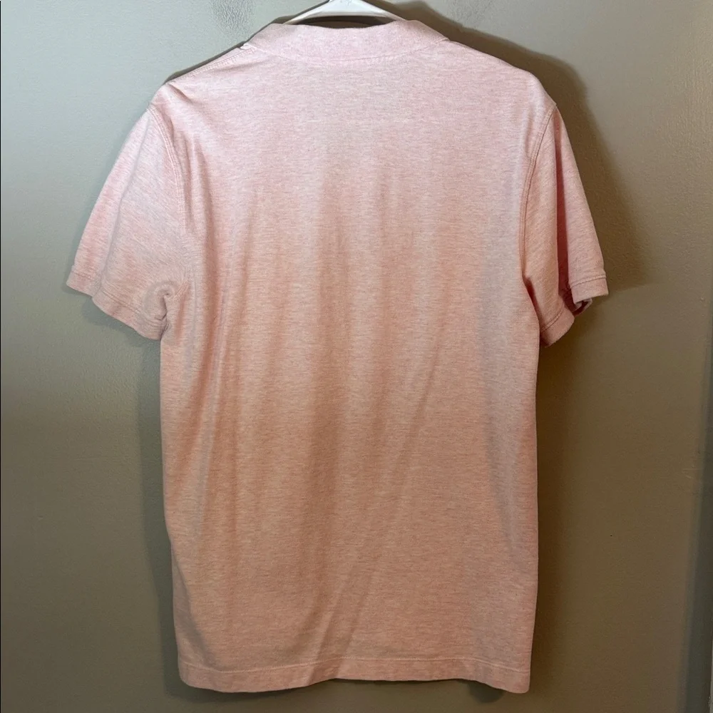 Banana Republic Men's BUNDLE of 2 Pique Cotton Polo Maroon and Pink Size M